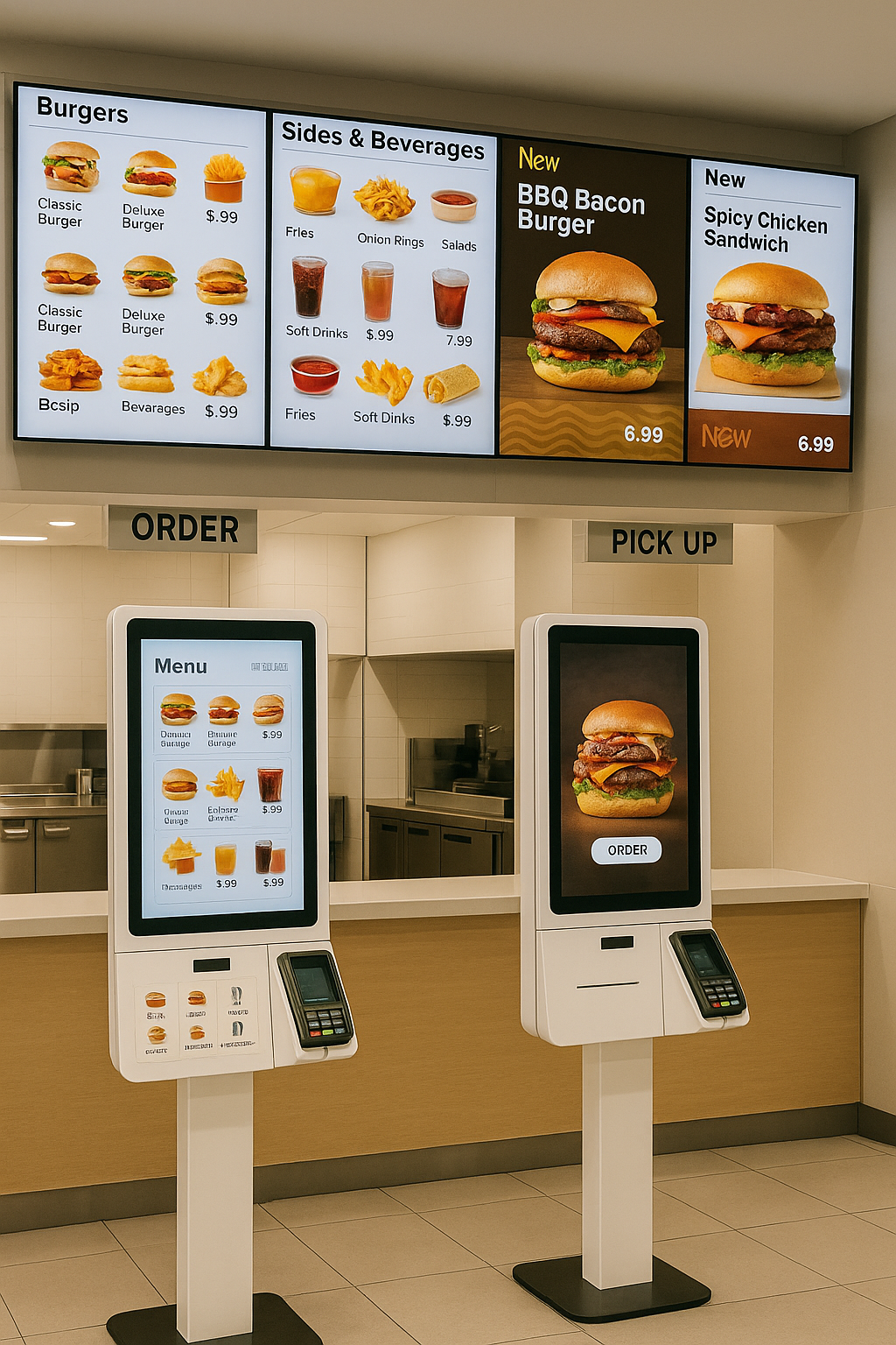 Digital Signage and Self-Order Kiosks