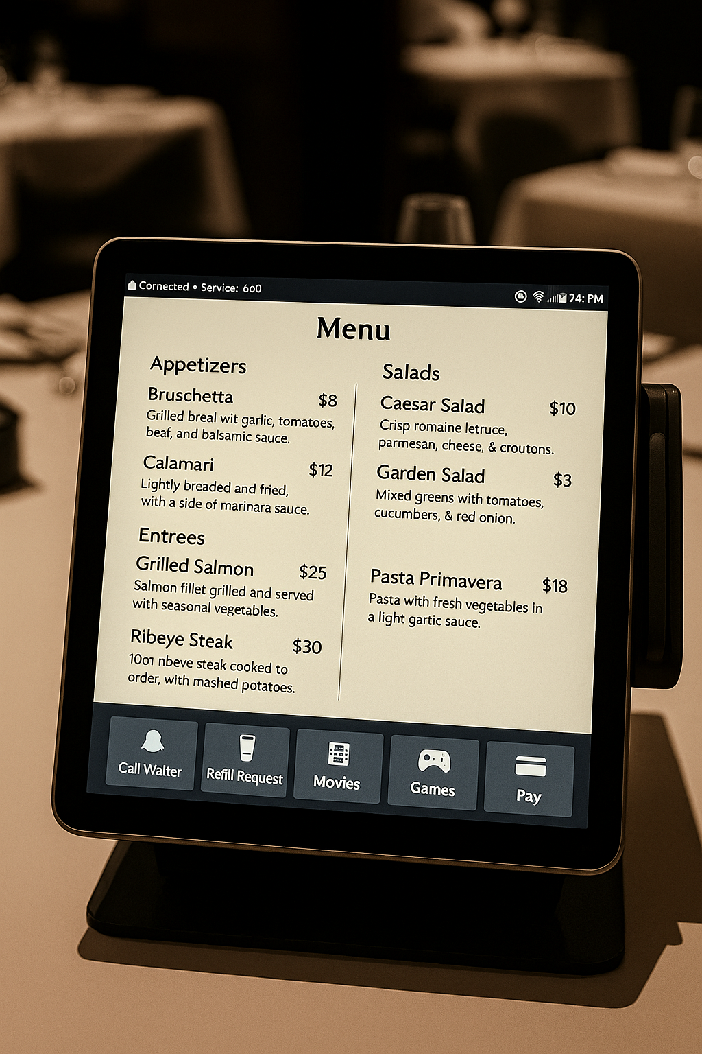 Interactive Tablet Terminal
